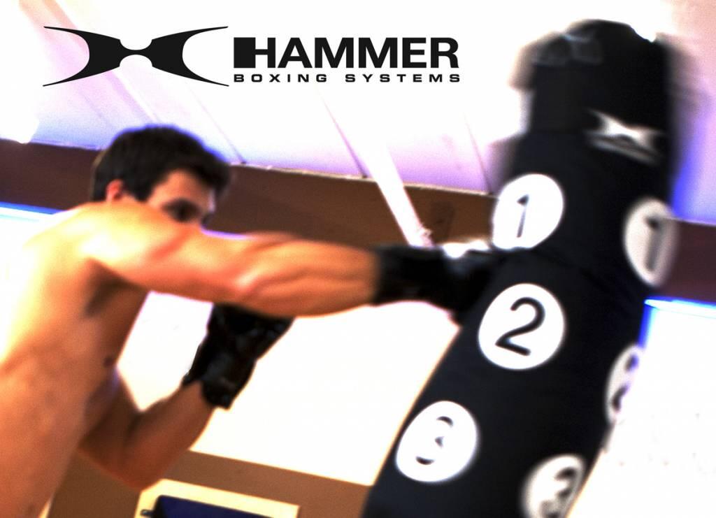 Saco de boxeo Sparring con números 80x30 cm Hammer 3/3