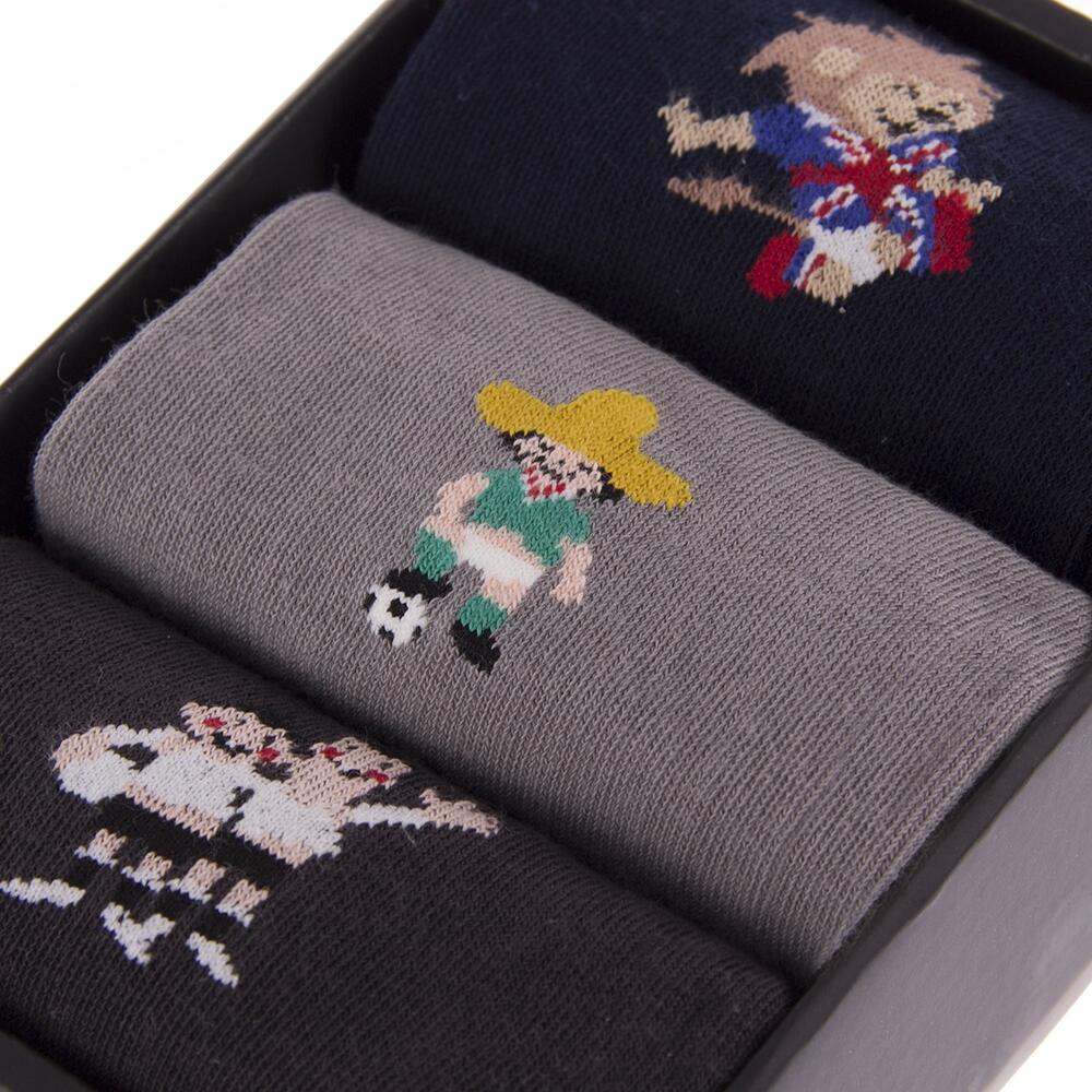 1966 - 1970 - 1974 World Cup Chaussettes Décontracté Set 2/6