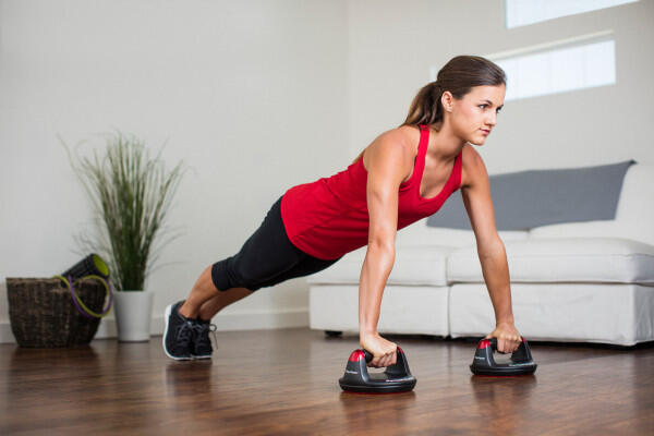 Supports de pompes avec poignées rotatives et prises ergonomiques - Push Up Pro 4/5