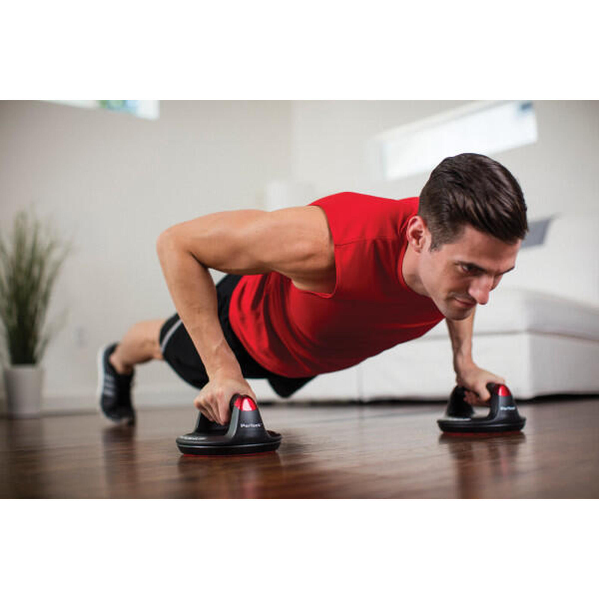 Appareil abdo,Supports de barre de push-ups ronds,rotatifs,support de