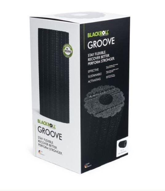 BLACKROLL® GROOVE STANDARD Foam Roller black 4/4