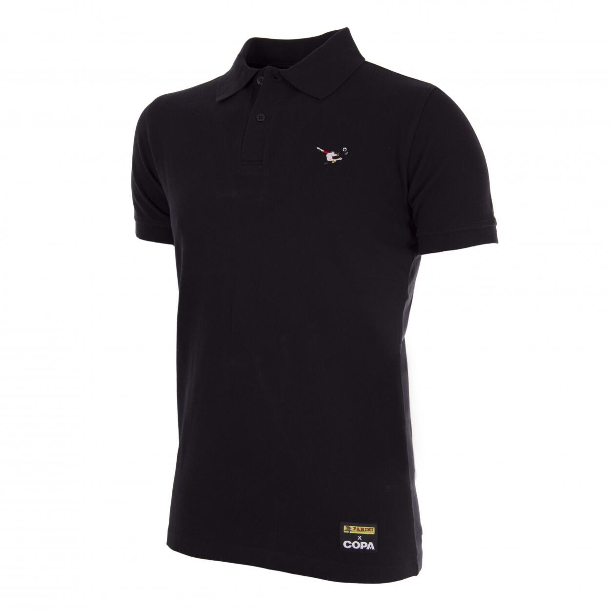 COPA FOOTBALL Polo - Heren - Panini Rovesciata - Zwart