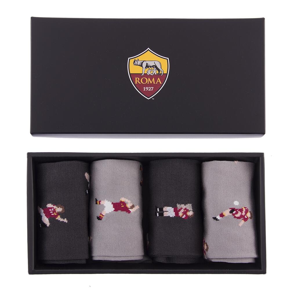 Conjunto de meias casuais - adulto - as roma - preto