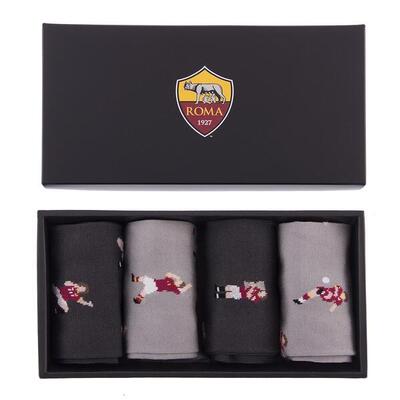 Confezione di calzini - Uomo - AS Roma Casual - Grigio