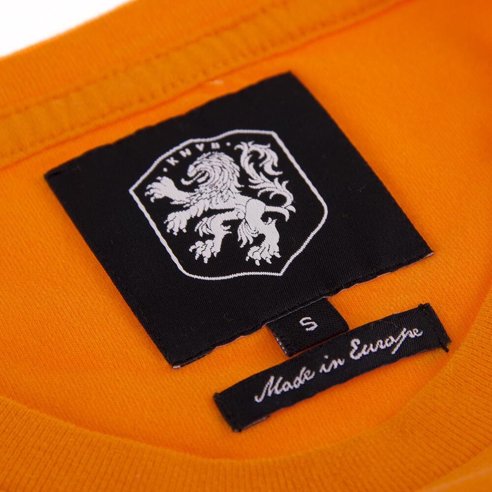 T-Shirt - Kinderen - Nederland  Aanvoerder - Korte mouw - Oranje 6/7