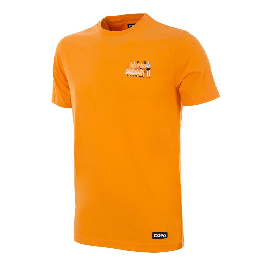 COPA FOOTBALL T-shirt - Heren - Nederland 1988 EK - Geborduurd - Korte mouw - Oranje