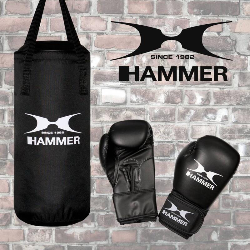 Hammer FIT Boxing Set Junior - Sac de boxe 50 cm + gants de boxe 6 oz
