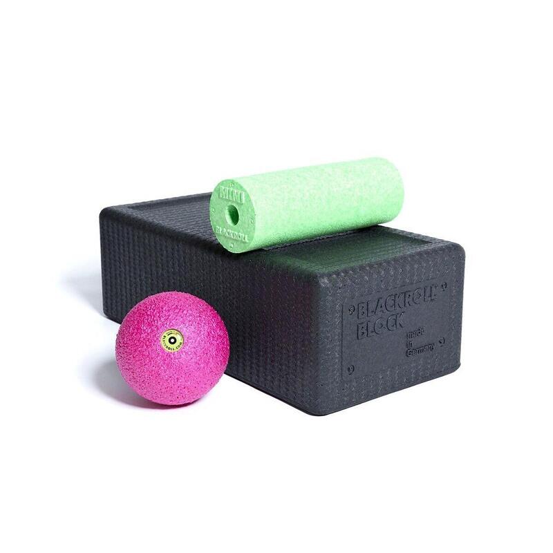 BLACKROLL® BLOCK SET Zwart, Groen, Roze