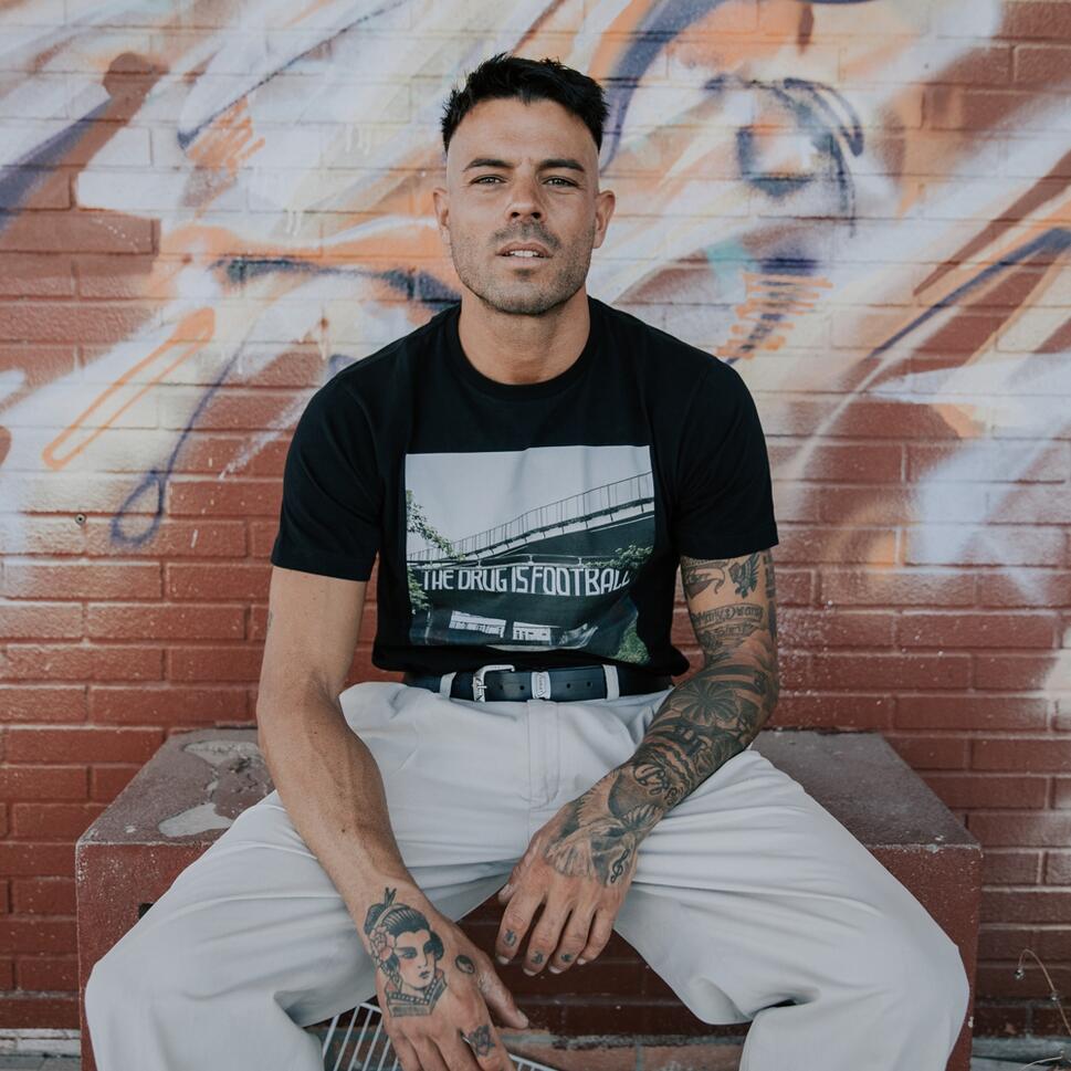 Koszulka dla dorosłych - Glory x COPA The Drug is Football - Czarny