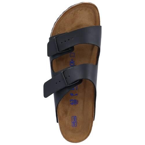 Sandalias para unisex Birkenstock Arizona soft footbed birko-flor en color negro