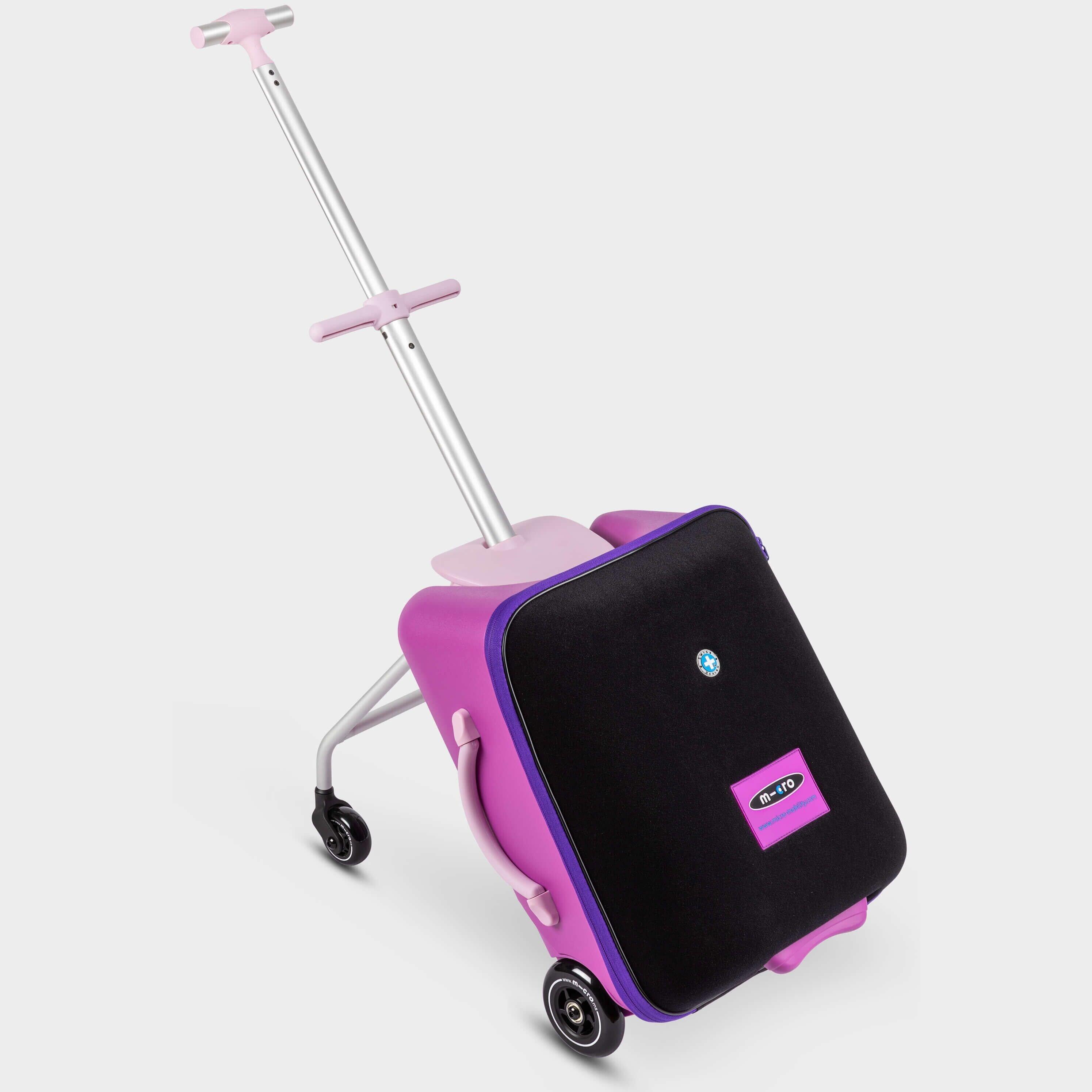 Micro Luggage Trike Scooter: Violet Pink 4/7