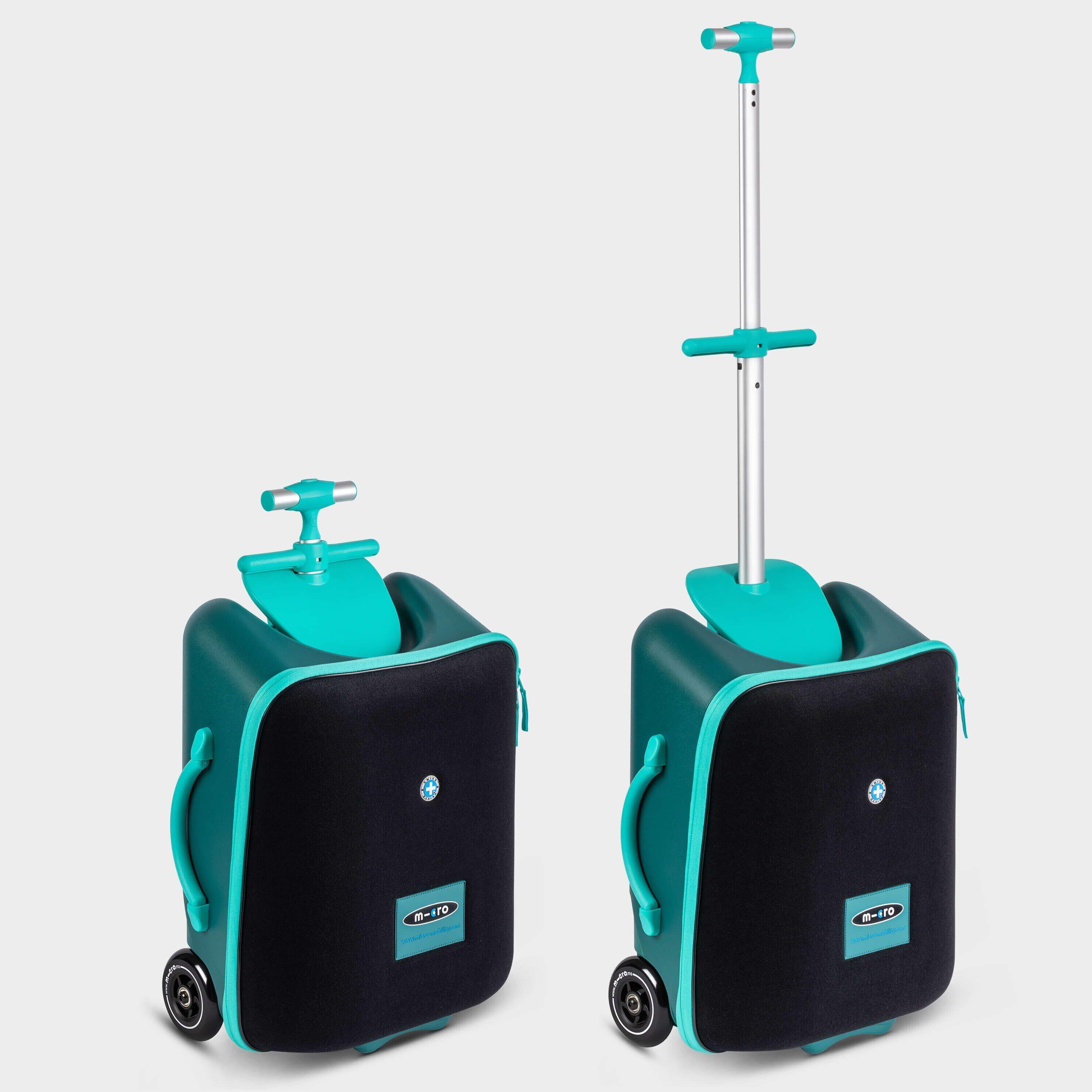Micro Luggage Trike Scooter: Teal Green 3/7
