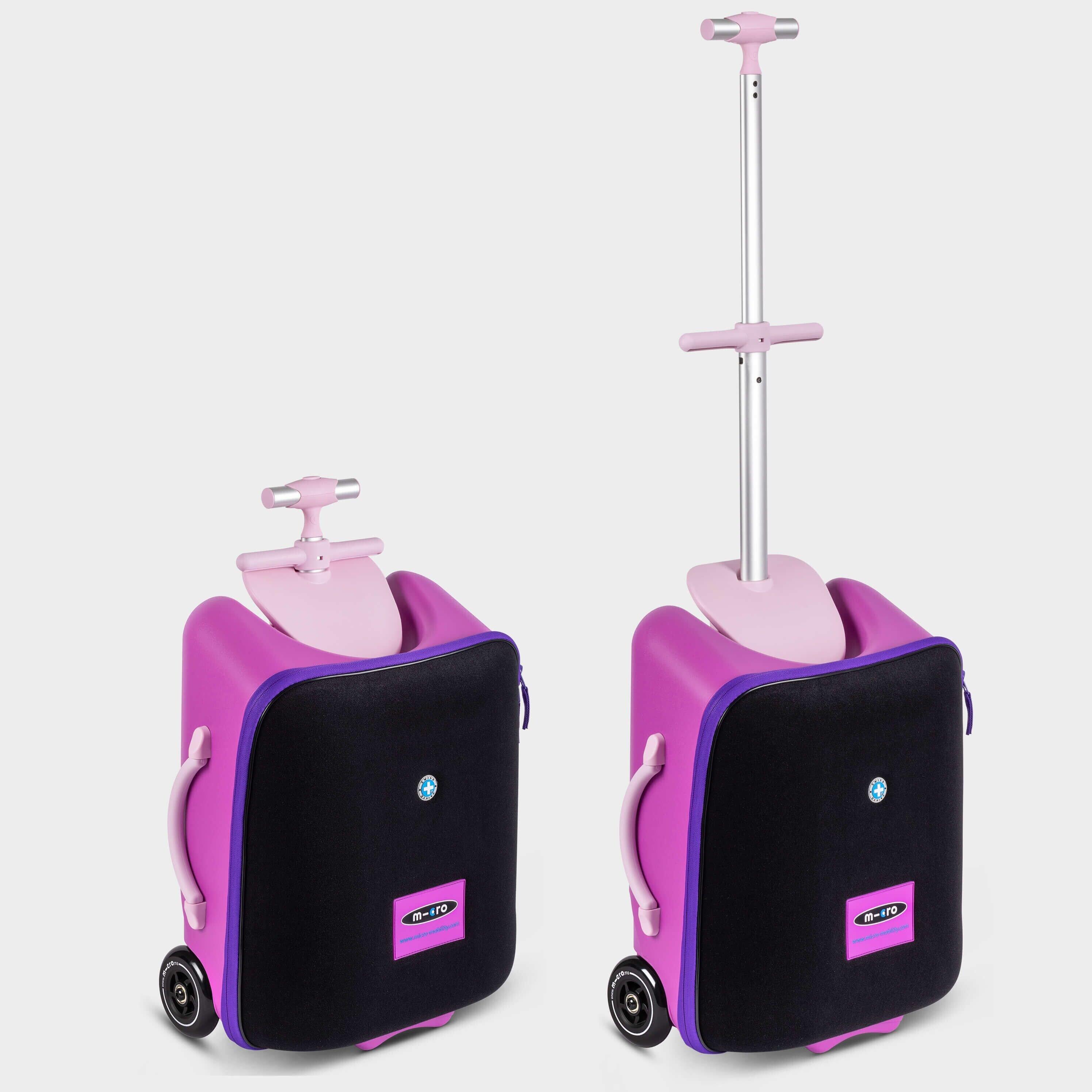 Micro Luggage Trike Scooter: Violet Pink 3/7