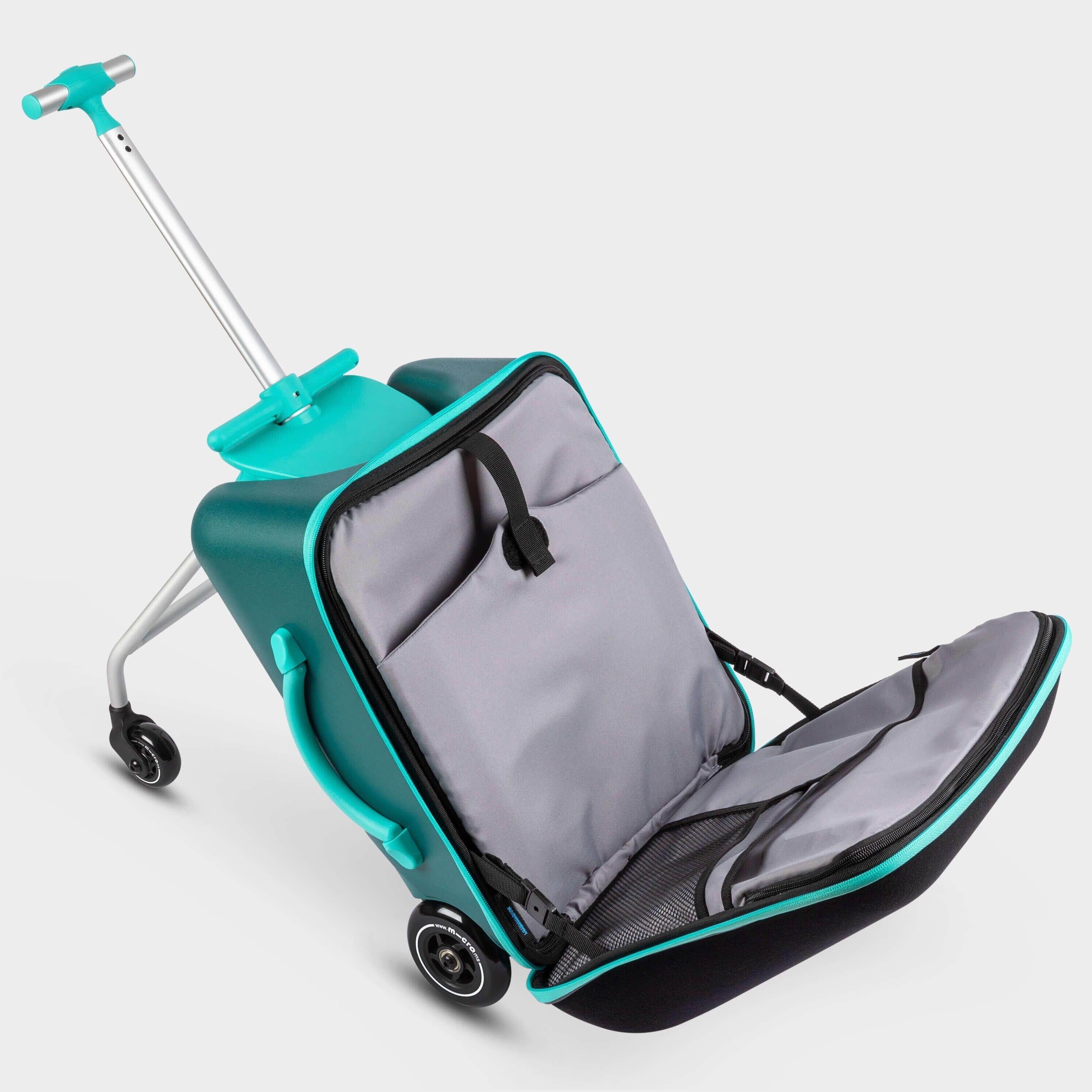 Micro Luggage Trike Scooter: Teal Green 5/7