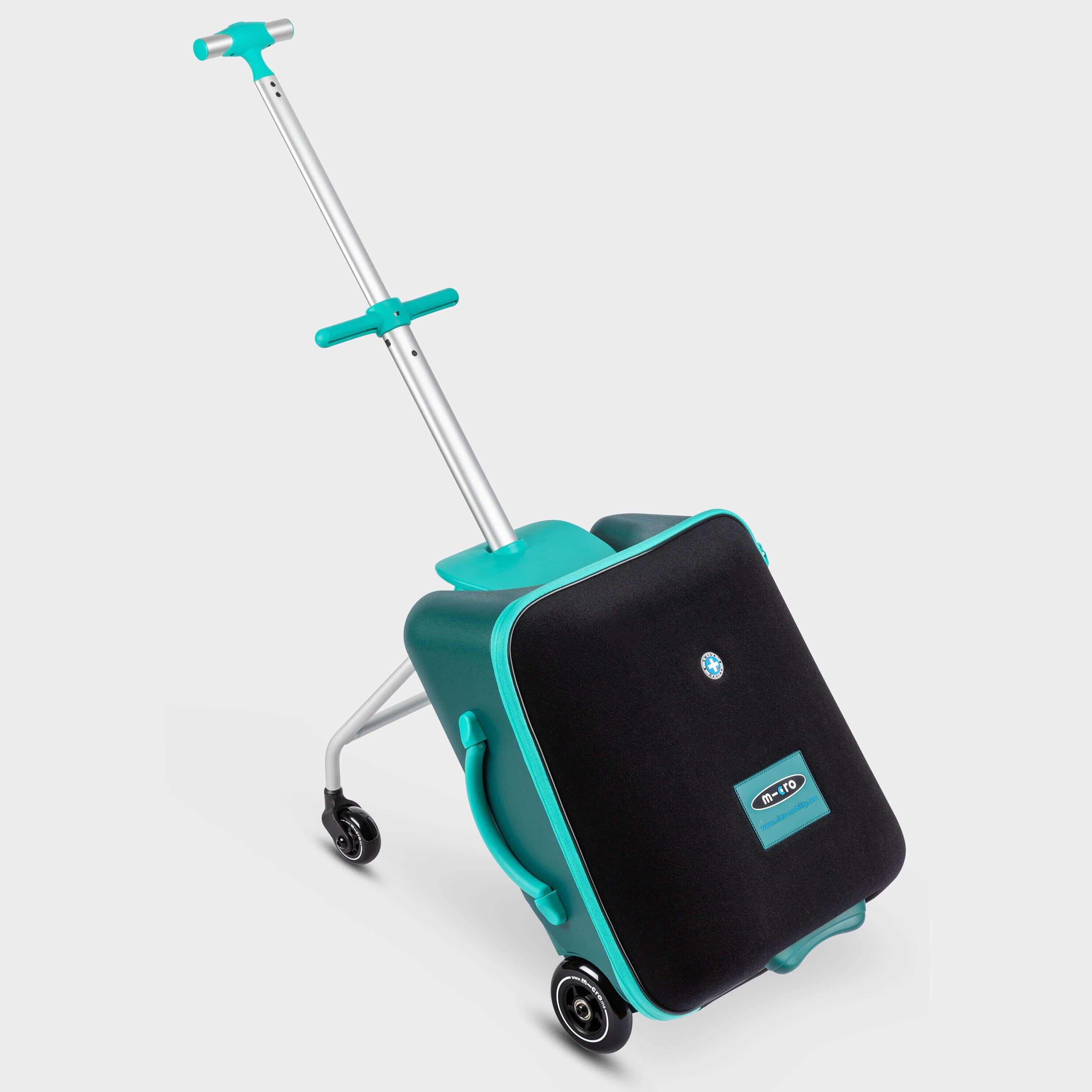 Micro Luggage Trike Scooter: Teal Green 4/7
