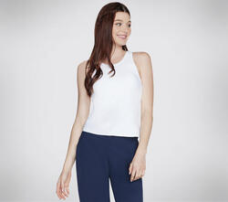 SKECHERS Débardeur GOWALK à soutien-gorge intégré pour femme Blanc