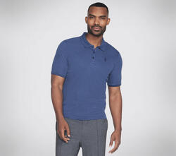 SKECHERS Polo homme Off Duty bleu clair