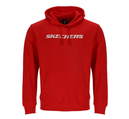 Homme SKECHERS STRIKETHROUGH HOODIE Sweat à capuche Rouge