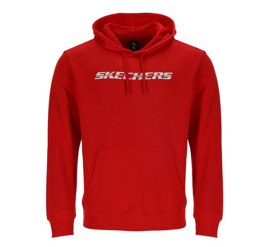 Homme SKECHERS STRIKETHROUGH HOODIE Sweat à capuche Rouge