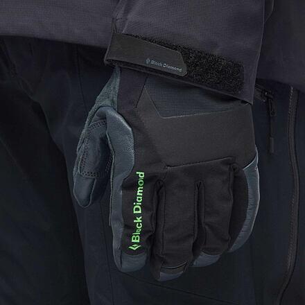 Unisex turistické teplé prstové rukavice Punisher