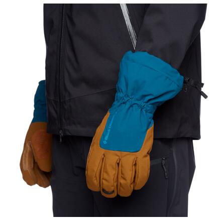 Unisex turistické teplé prstové rukavice Glissade