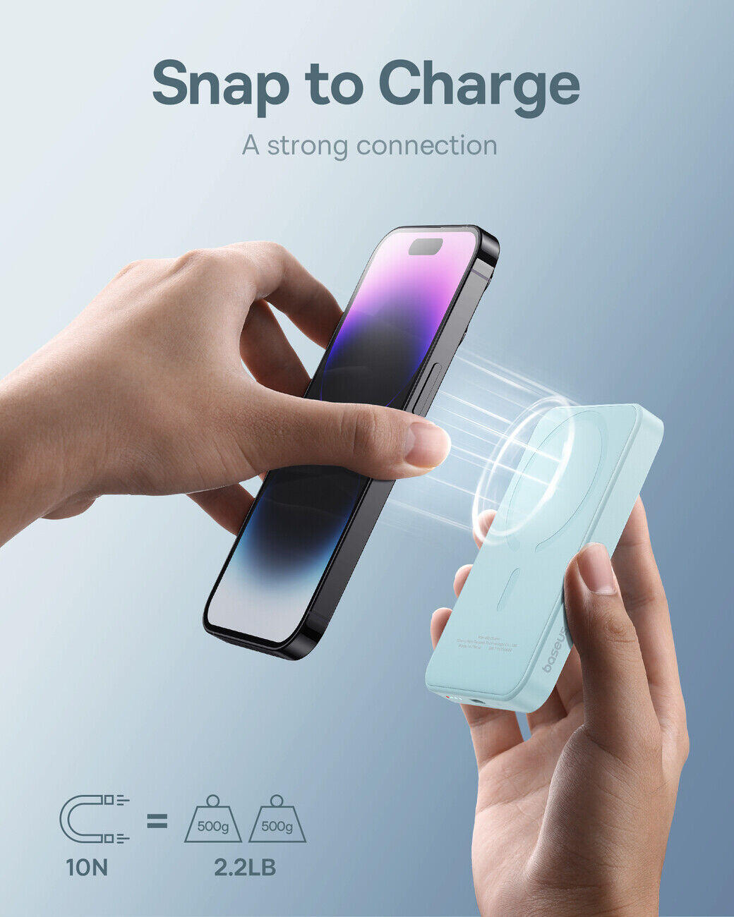 MINI POWERBANK MAGNETICO BASEUS 5000mAh 20W CON CAVO INCLUSO 2/7