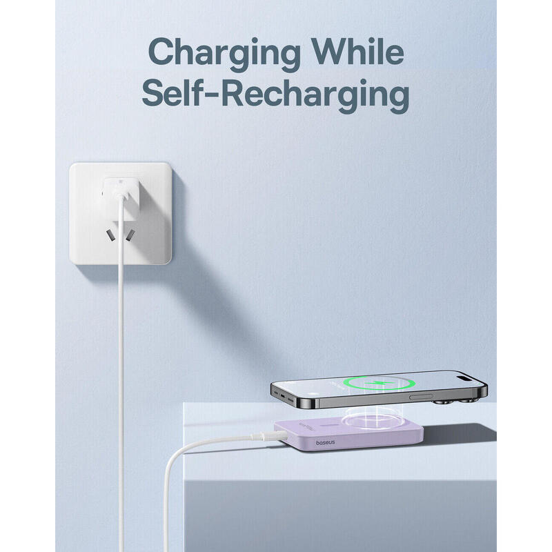 Powerbanka 5000mAh 20W indukční