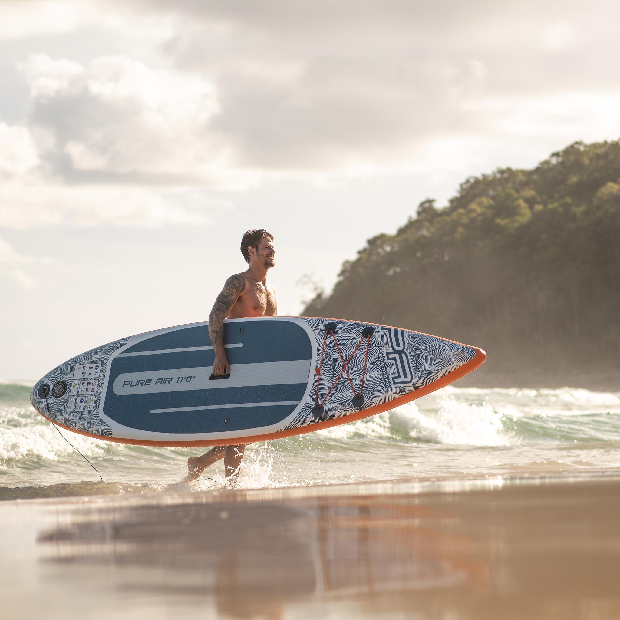 Deska Pompowana SUP AQUA MARINA Pure Air Combo 11.0 2024 + Bojka na wiosło 4/5