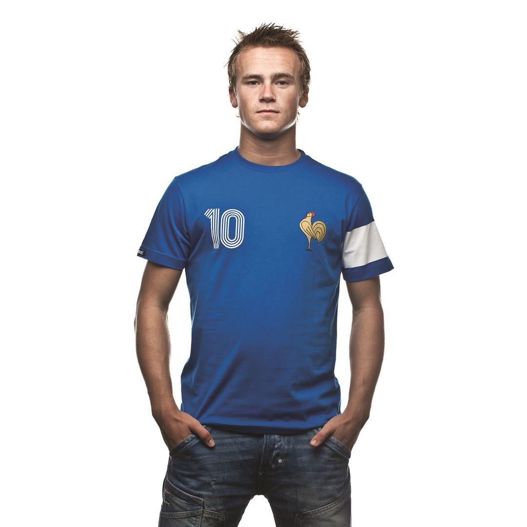 Copa Football - France Casquetteitaine T-shirt - Maillot Manches Courtes - Bleu - 42 M/l - Decathlon