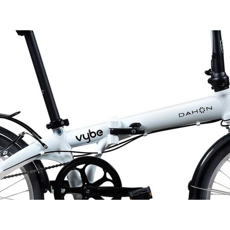 Bicicleta plegable Vybe D7 blanca ciclismo Blanco Dahon
