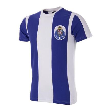Camiseta - Hombre - FC Porto Retro - Manga Corta - Azul - Manga Corta - Blanco
