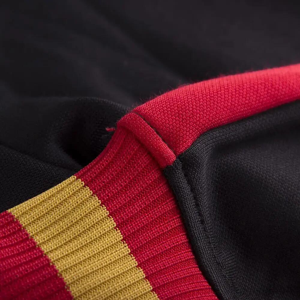 Voetbaljack - Heren - Retro - AS Roma 1977/78 - Zwart 5/7
