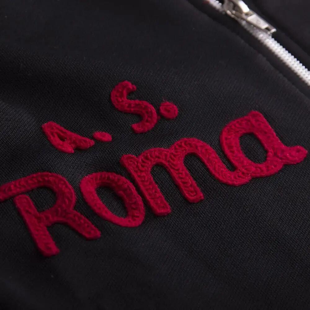 Voetbaljack - Heren - Retro - AS Roma 1977/78 - Zwart 3/7