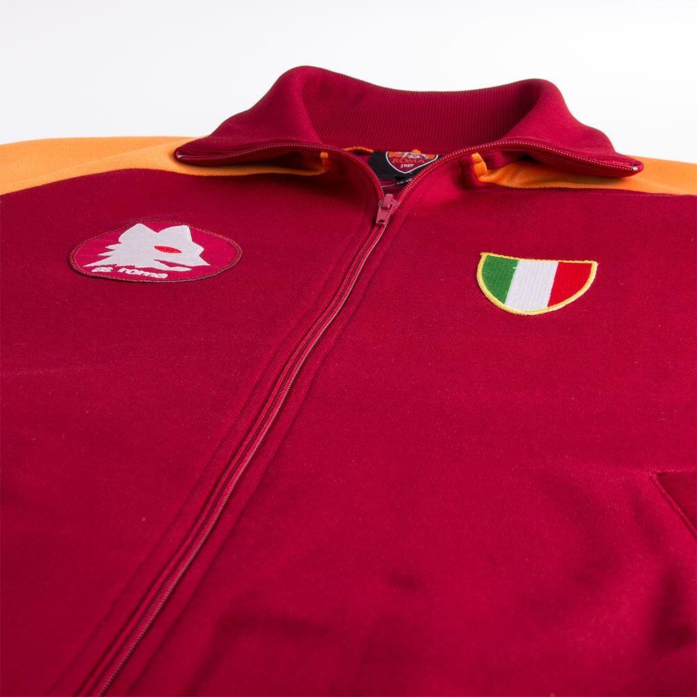 Herren - Retro Fußballjacke - AS Rom 1983 Scudetto - Rot 4/7