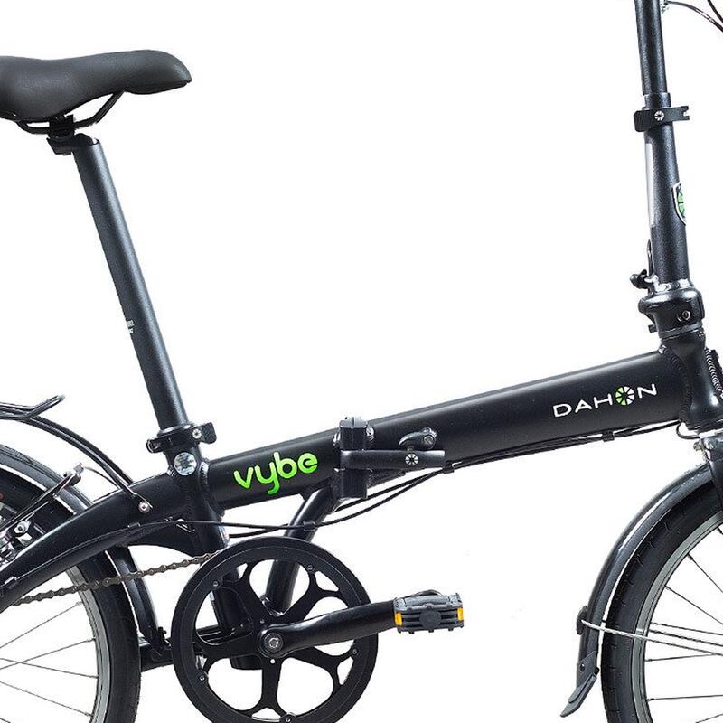 Bicicleta plegable Vybe D7 negra ciclismo Negro Dahon