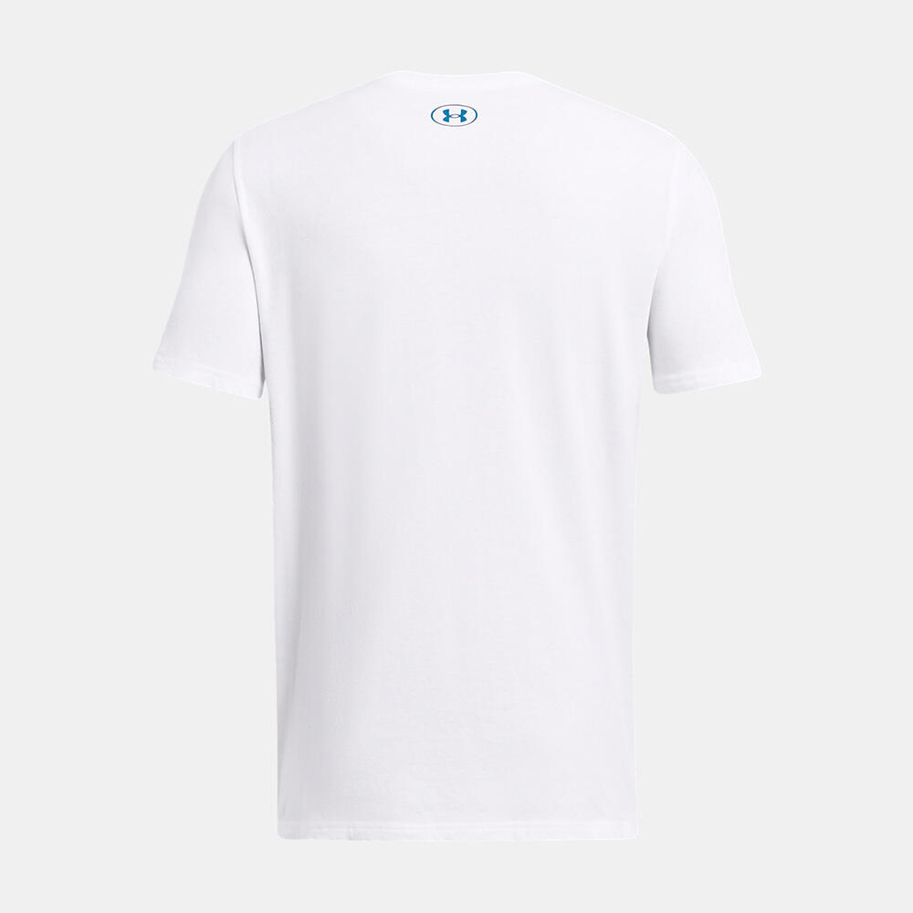 T-SHIRT UNDER ARMOUR BLANC HOMME UA FOUNDATION 2/4