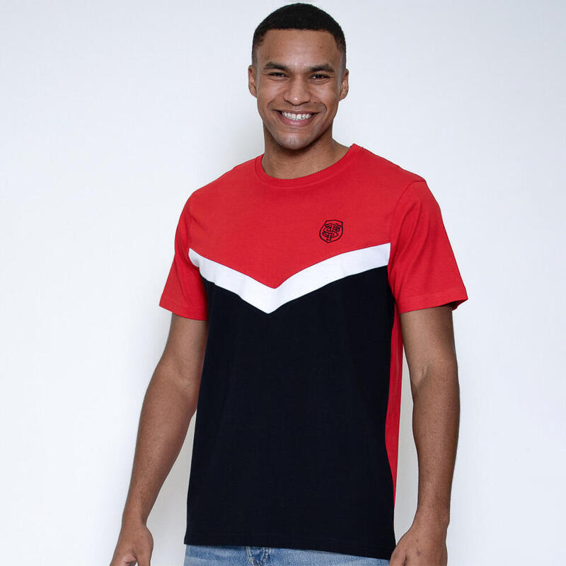 Tshirt Stade Toulousain Arrow Rood En Zwart