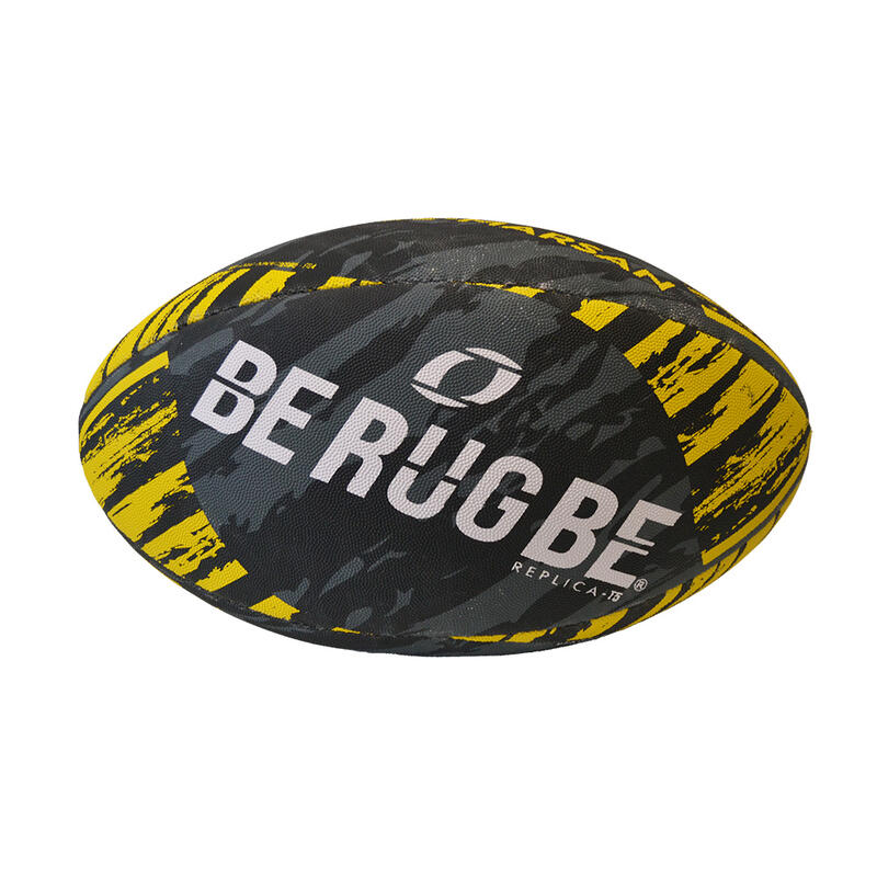 Zwart Mont De Marsan Berugbe Replica Rugbybal T5