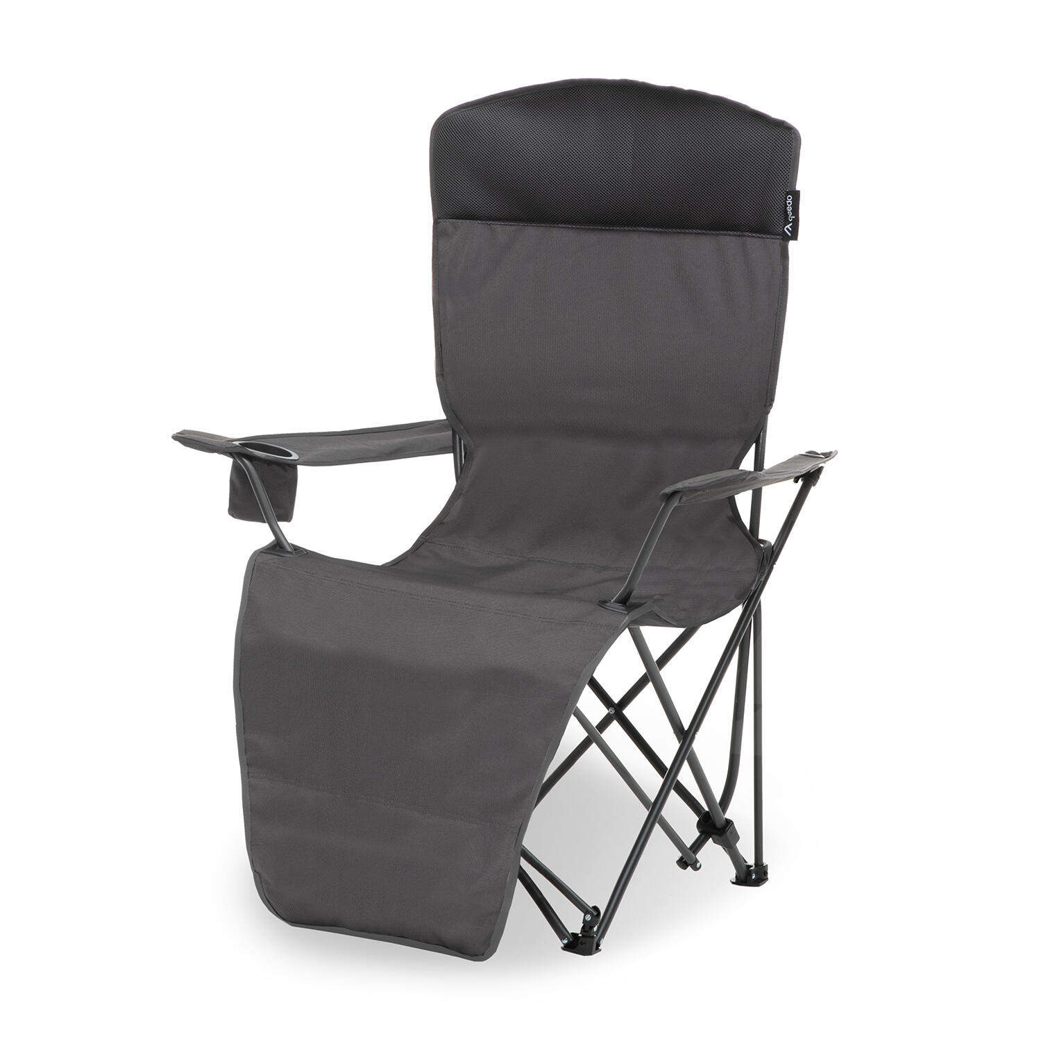 Qeedo - Chaise De Camping Pliante Avec Fonction Chaise Longue - Johnny Relax - Chaise - Gris - No Size - Decathlon