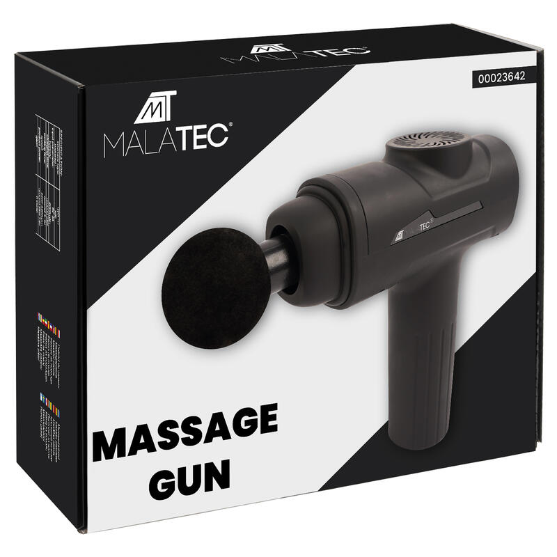 Urządzenie do Masażu Masażer Gun Massage Ciała Pleców 8 Końcówek Zestaw Lekki