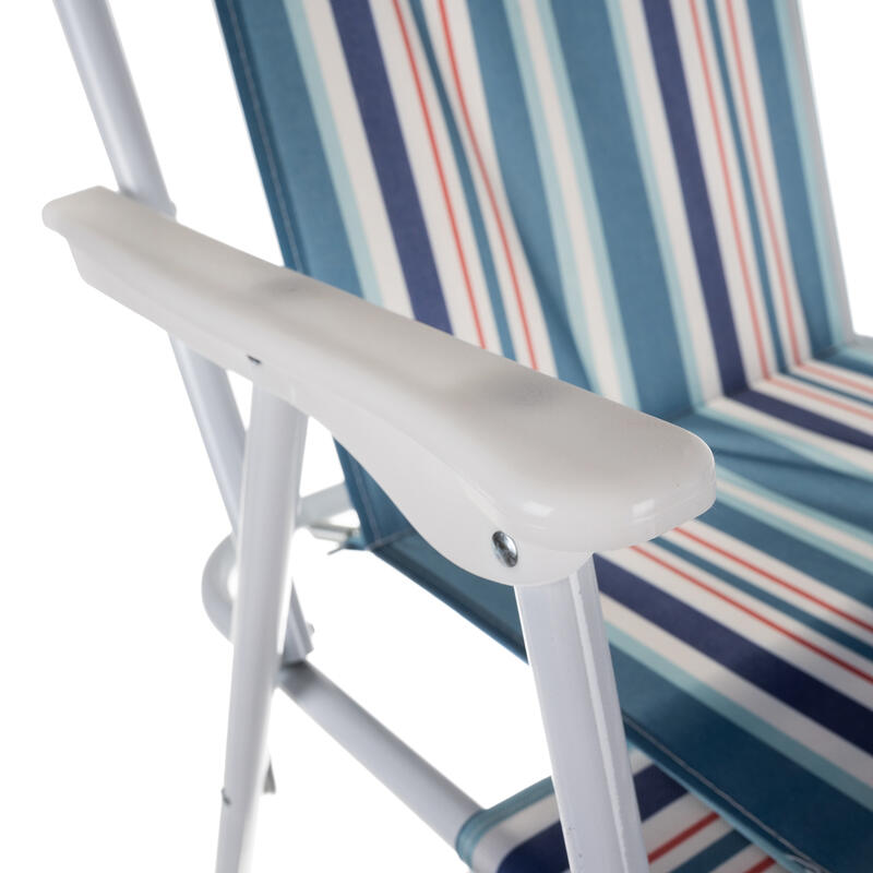 Krzesło Turystyczne Składane Fotel Kempingowe Plażowe Ogrodowe Wzmocnione