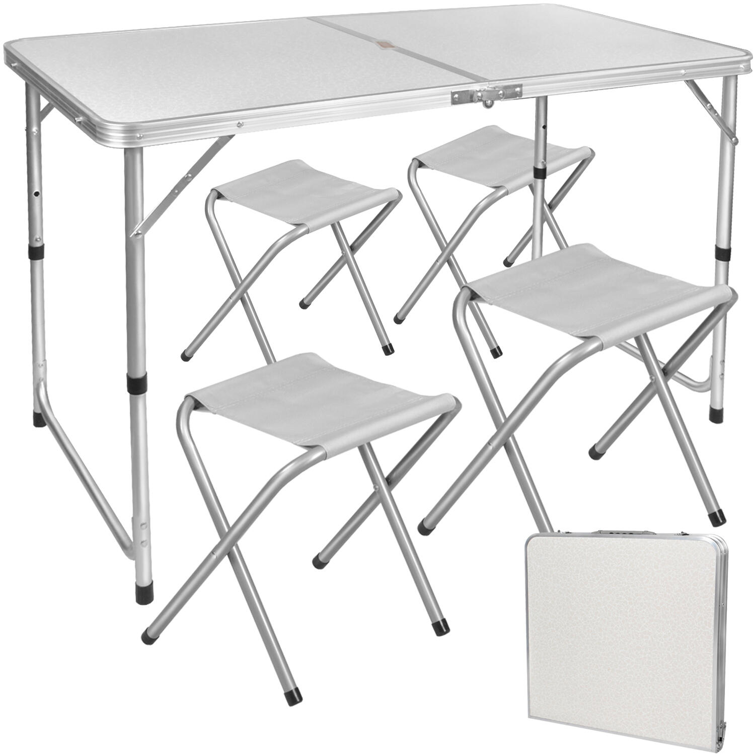TRIZAND Sada CAMP FOLD CHAIRS 4+1