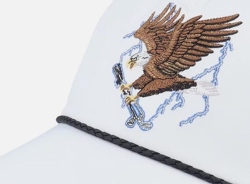 Cappello da golf regolabile Adidas Adi X Eagle da uomo 4/4