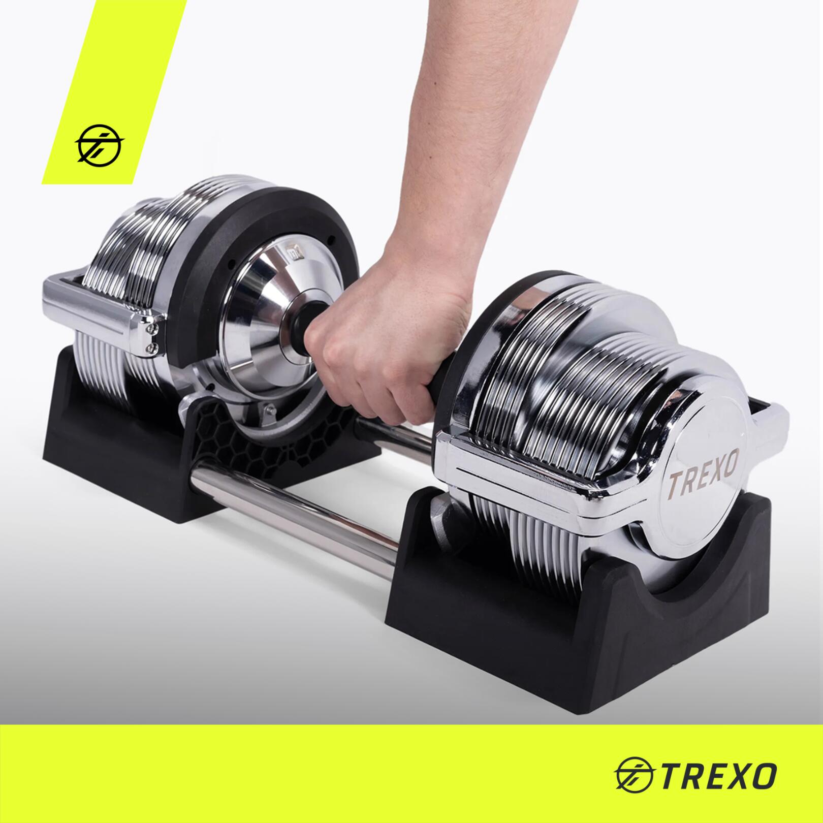 Verstellbare Hantel von TREXO 5/7
