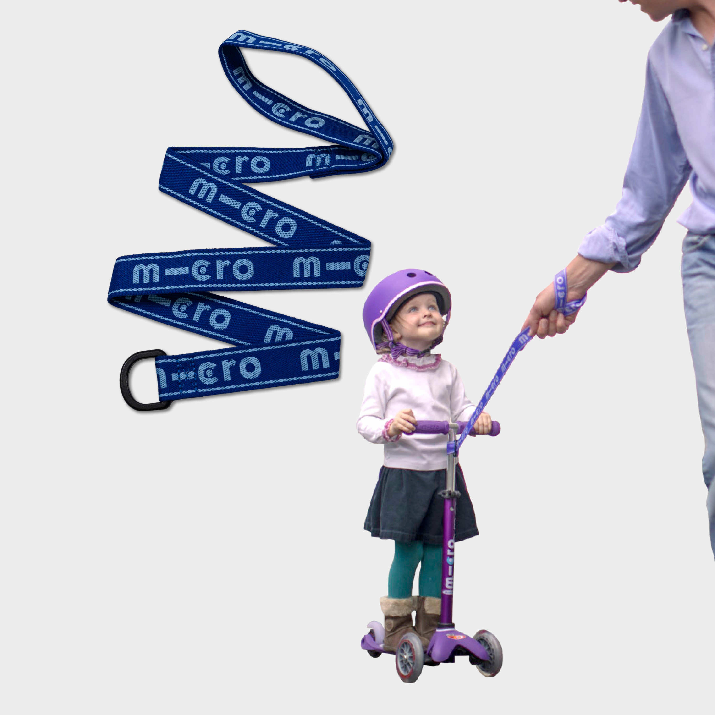 MICRO Micro ECO Pull & Carry Scooter Lead: Blue