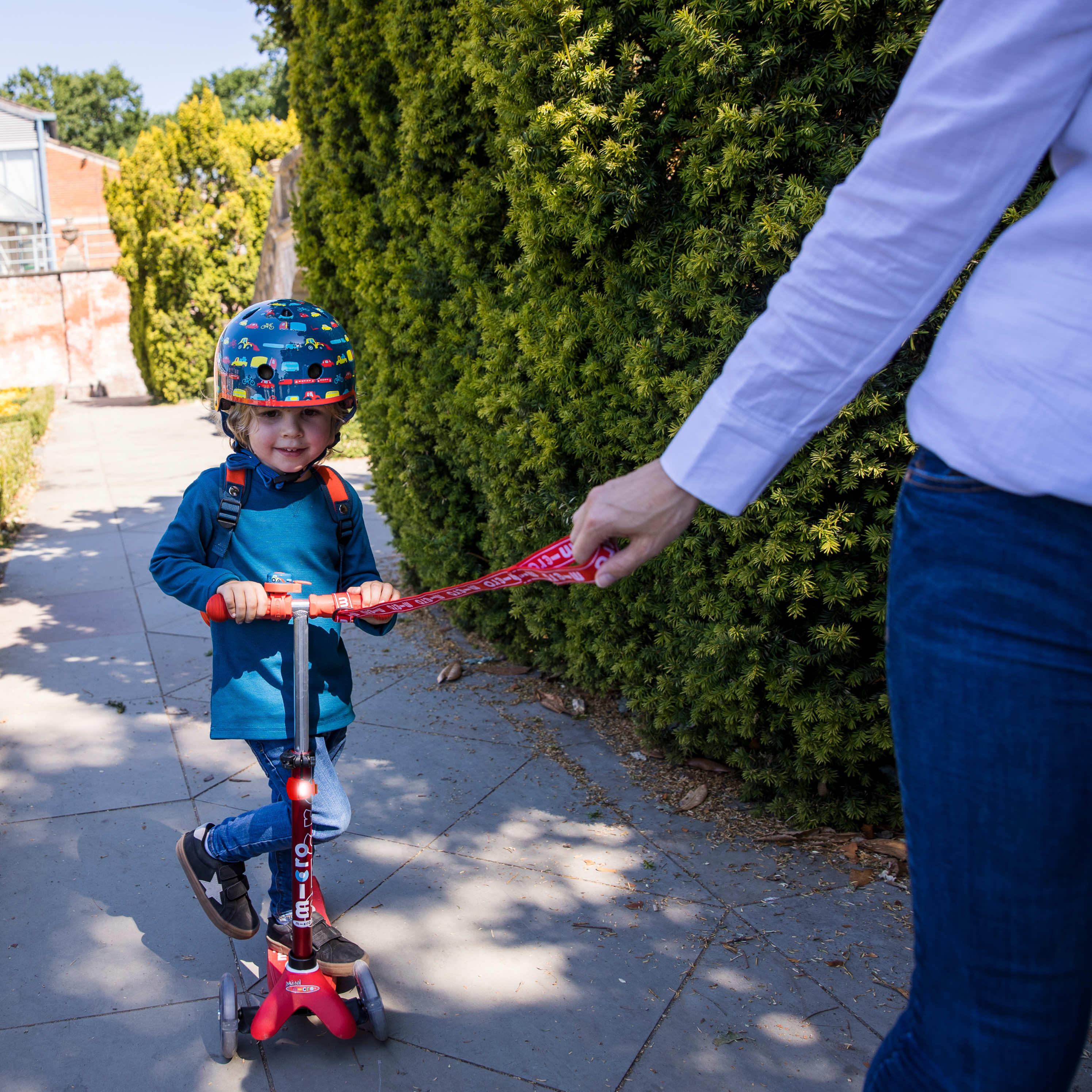 Micro ECO Pull & Carry Scooter Lead: Red 5/6