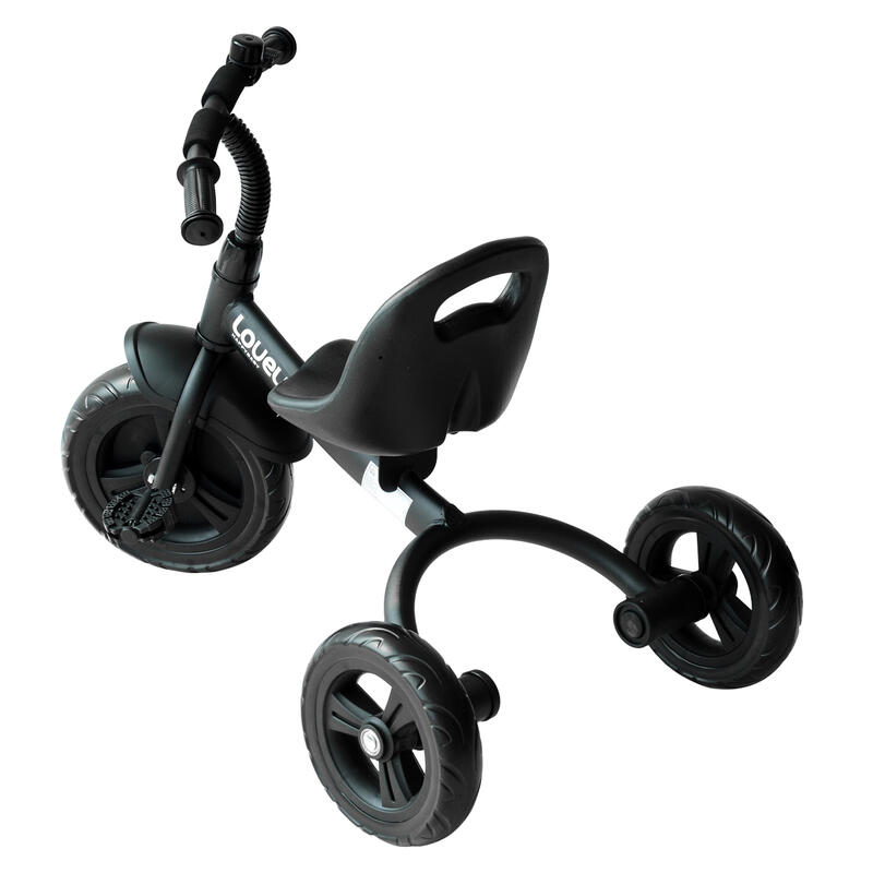 Triciclo para Niños HOMCOM 74x49x55cm Negro