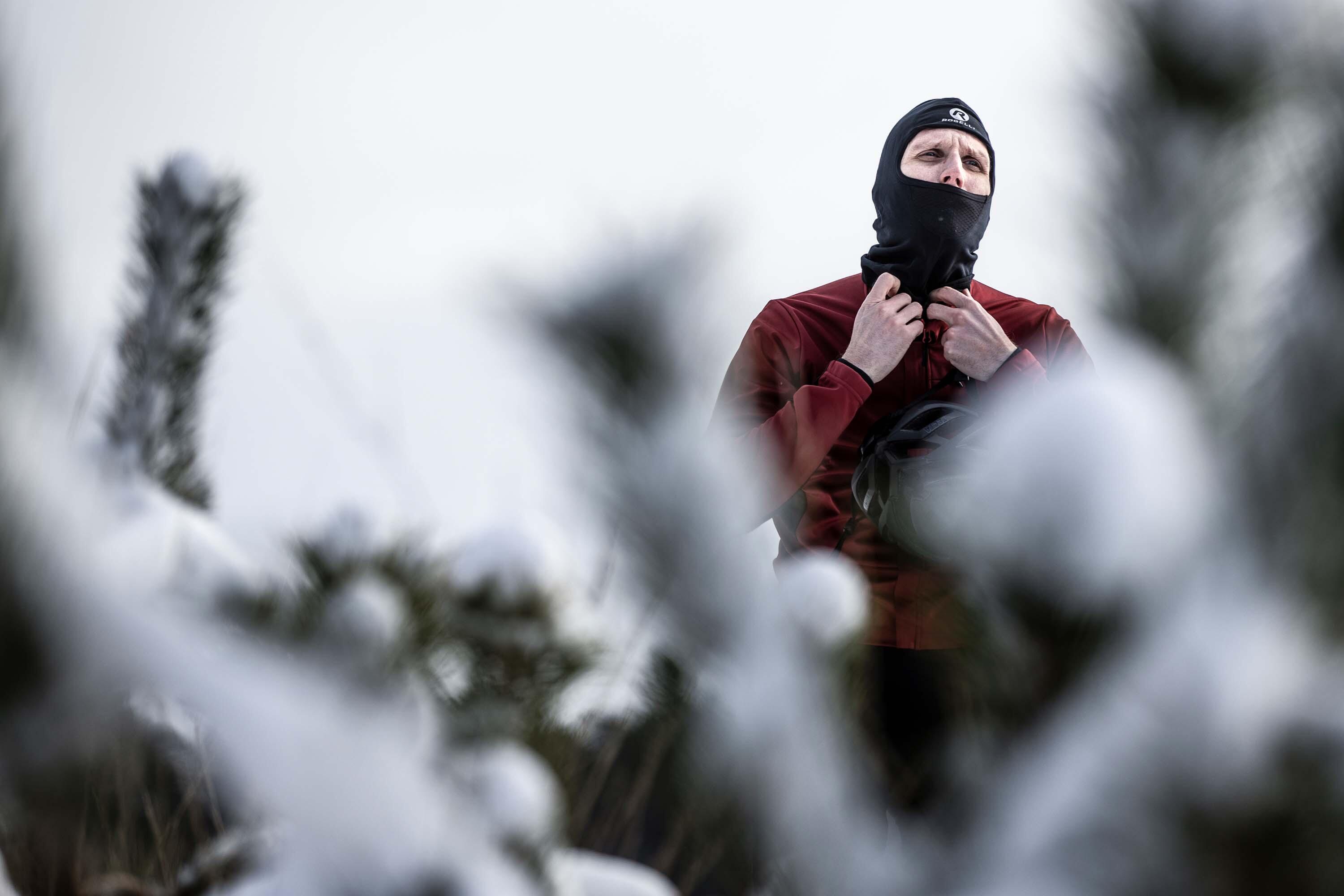 Fiets Wielrenmuts Winter - Bivakmuts - Zwart - Balaclava 4/6