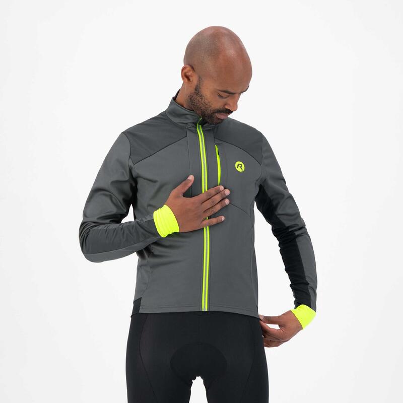 Chaqueta de ciclismo de invierno Hombres - HI VIS