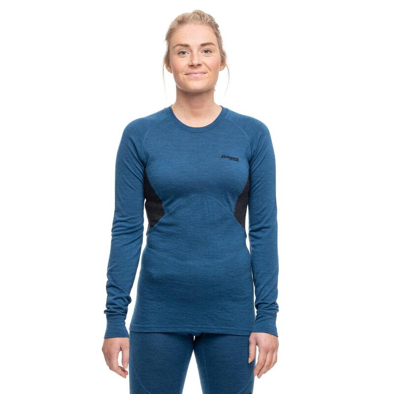 Bergans of Norway Intérieur:Pure Long Sleeve - Women - Dark Jade Green